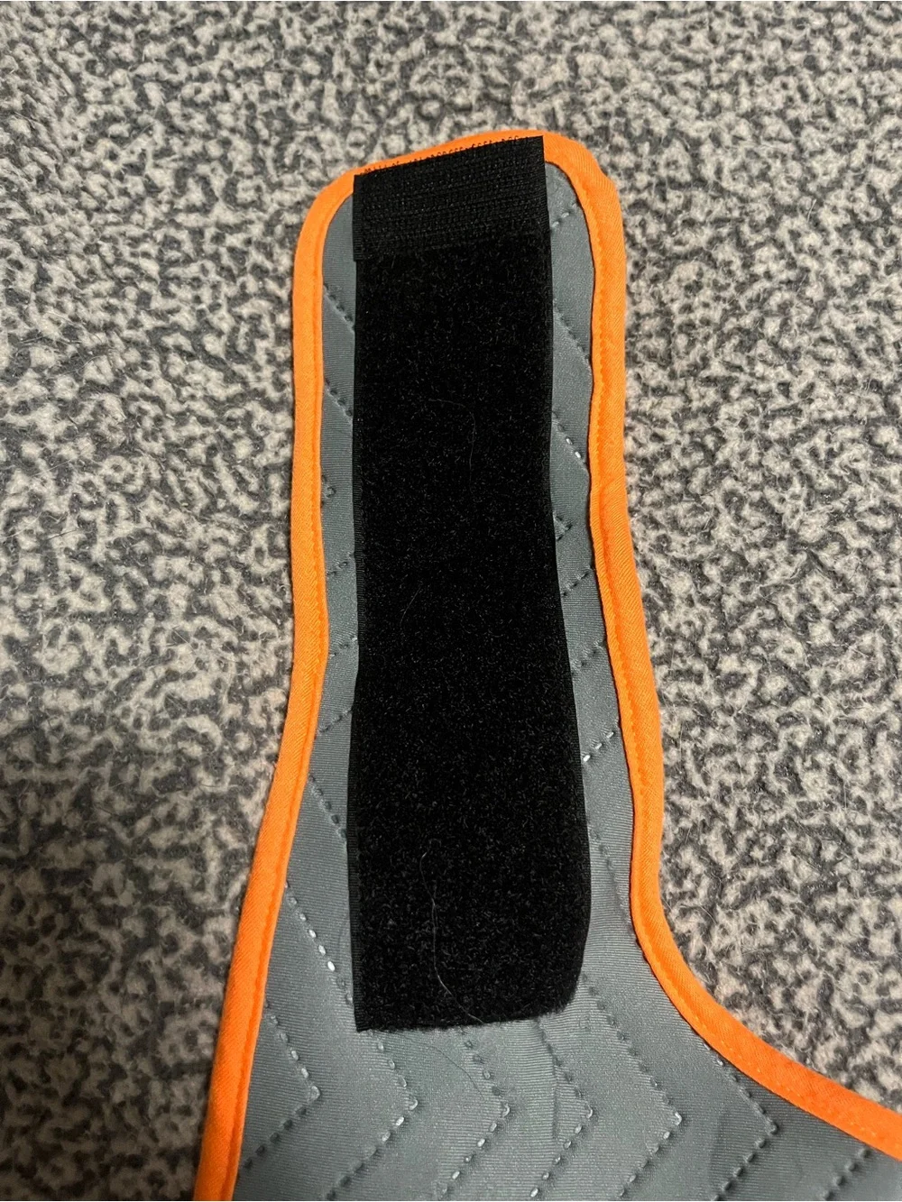 Thundershirt Sport Calming Vest in Gray with Orange Trim